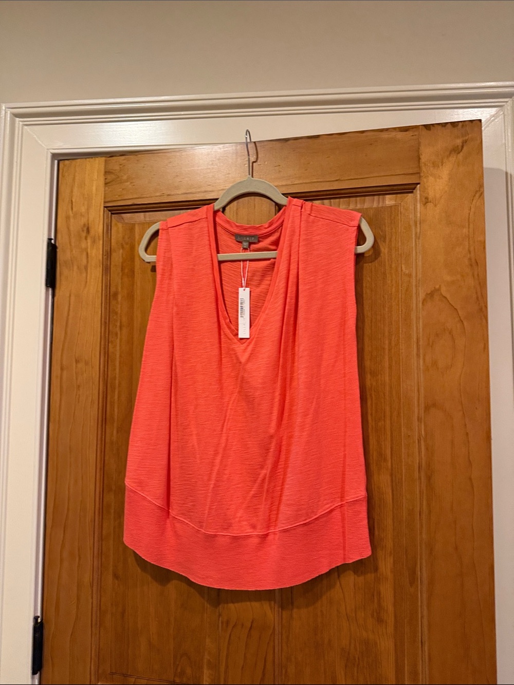 Lilla P Coral V-Neck Sleeveless Tank